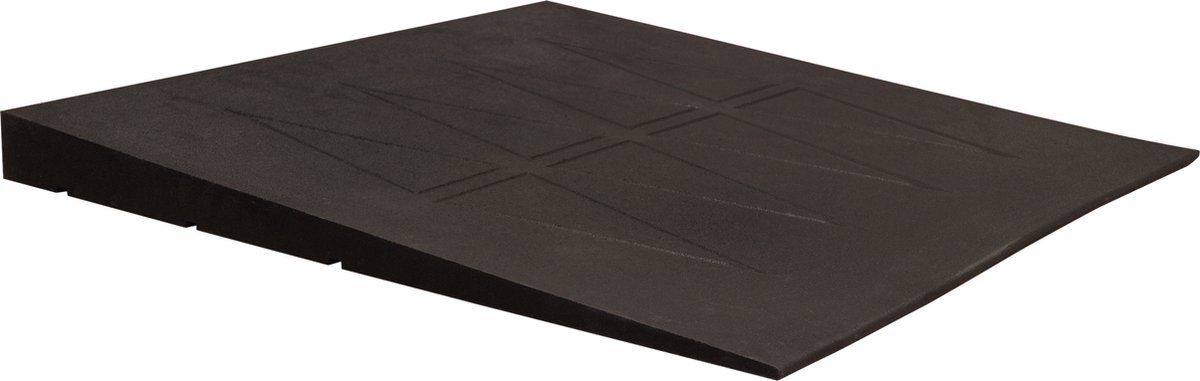 Goedkoopste Aidapt drempelhulp volledig rubber - 6 cm hoog