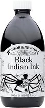 Winsor & Newton - Hobby Inkt - Oost Indische inkt - zwart - 500ml