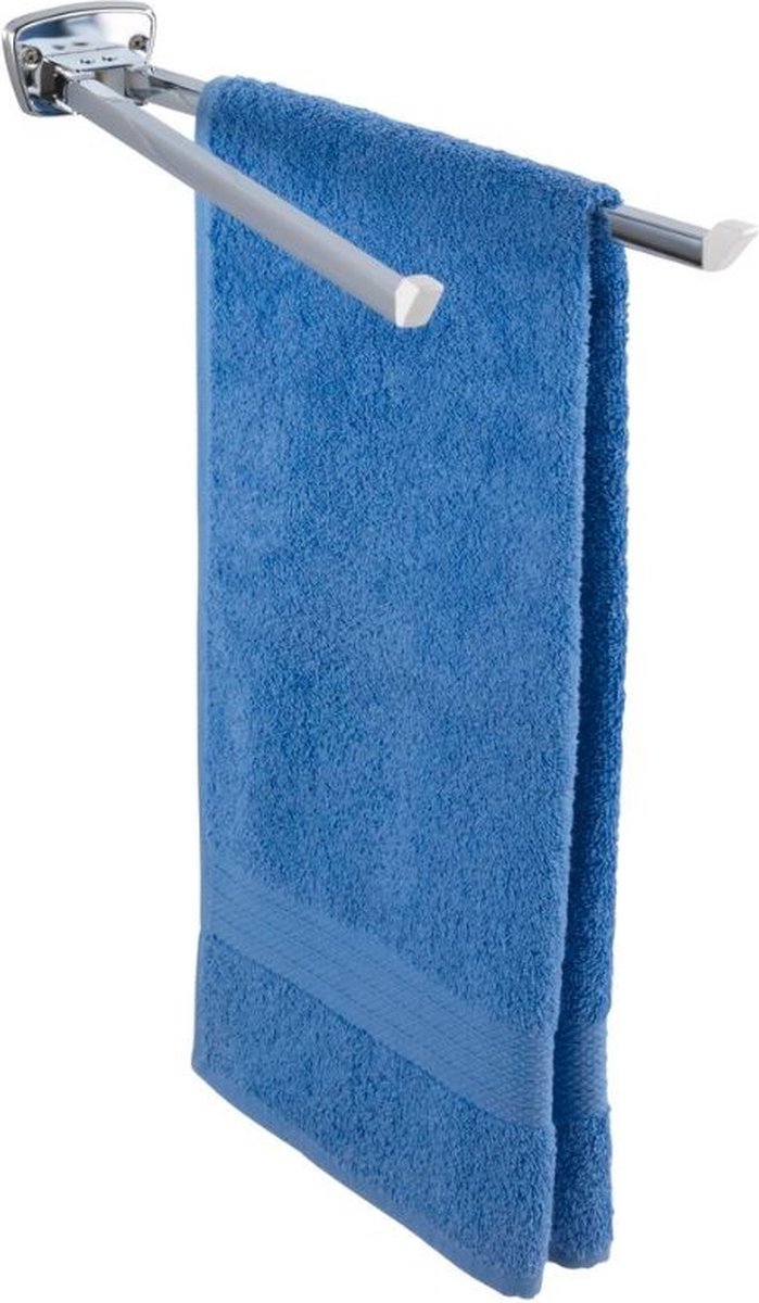 Wenko Handdoekhouder Basic 8 X 5,5 X 42 Cm Rvs Zilver