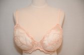 Selmark Lingerie Amanay BH - niet voorgevormd - A-E cup - zalm roze - maat C 90