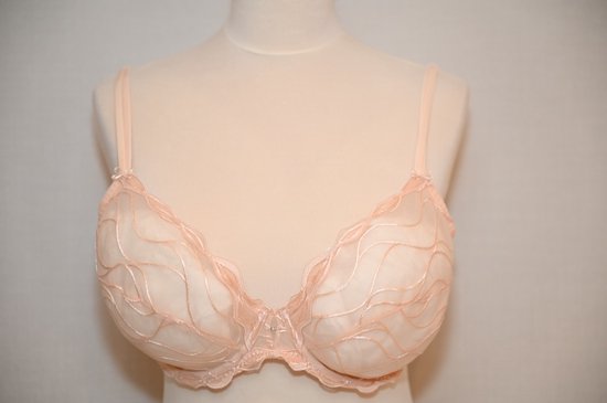 Selmark Lingerie Amanay BH - niet voorgevormd - A-E cup - zalm roze - maat C 90