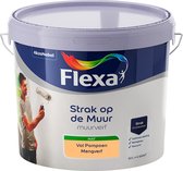 Flexa Strak op de Muur Muurverf - Mat - Mengkleur - Vol Pompoen - 10 liter