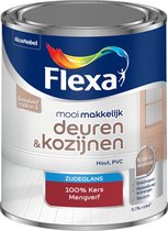Flexa Mooi Makkelijk Verf - Deuren en Kozijnen - Mengkleur - 100% Kers - 750 ml