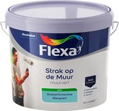 Flexa Strak op de Muur Muurverf - Mat - Mengkleur - Oceaanturquoise - 10 liter