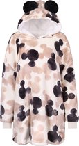 Beige oversized sweater met capuchon Mickey Disney / M-L