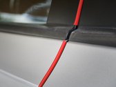 Auto deurrand bumperprofiel 5m rood