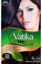 Vatika Henna hair Colour (Black Brown) 6x10=60g