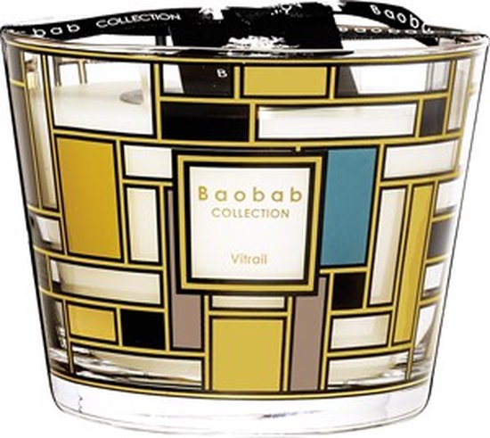 Collection Baobab - Vitrail Or - Bougie Parfumée Luxe 10cm | bol.com