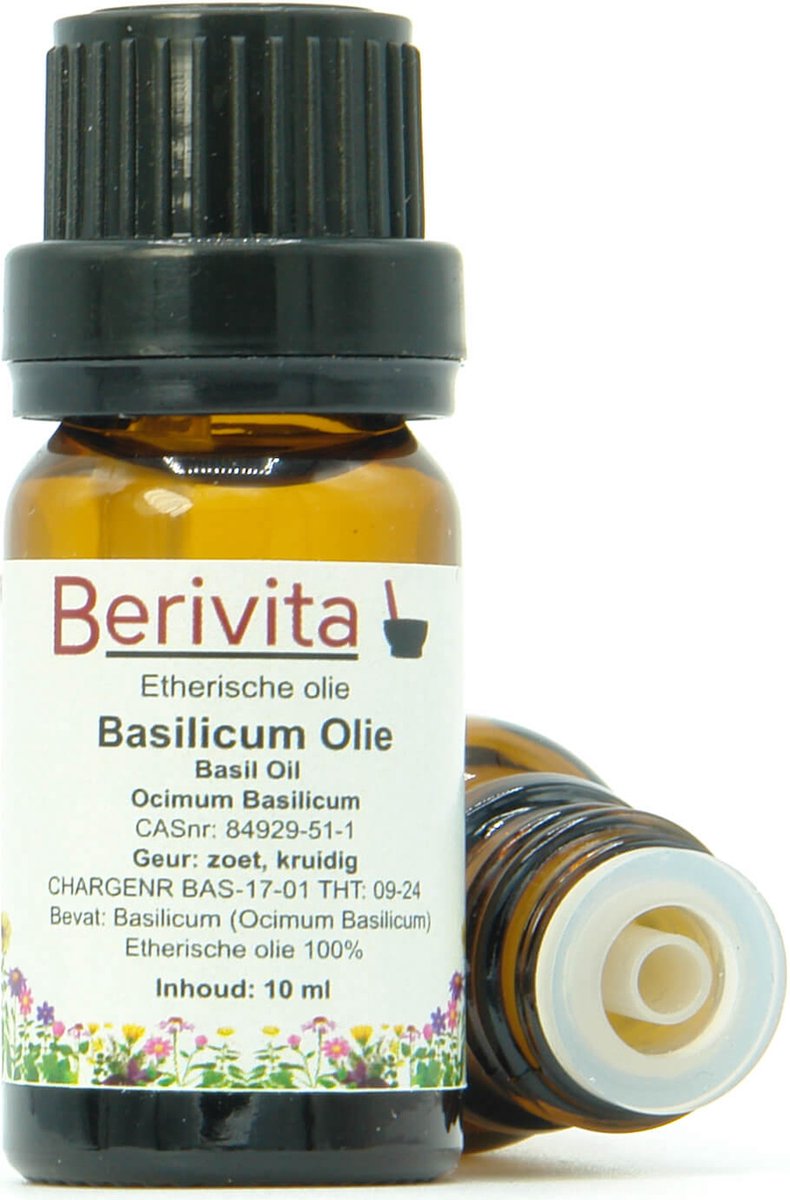 Goedkoopste Basilicum Olie 100 10ml - Etherische Basilicumolie - Basil Oil