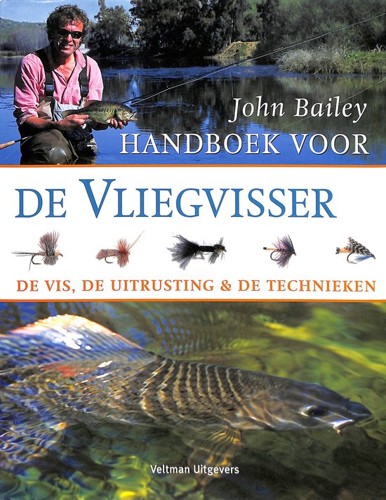 Cover van het boek 'Handboek voor de vliegvisser' van J. Bailey