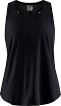Craft Core Charge Rib Singlet Dames - sportshirts - zwart - maat XL