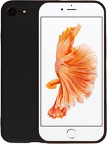Smartphonica iPhone 6/6s Plus siliconen hoesje - Zwart / Back Cover