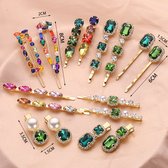 16 stuks Luxe vintage haarspeldjes voor vrouwen - acryl strass parel haarspeld - handgemaakte parel haarspelden - cadeaus voor meisjes - haarspeldjes voor vrouwen - mode haaraccessoires voor 