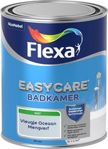 Flexa Easycare Muurverf - Badkamer - Mat - Mengkleur - Vleugje Oceaan - 1 liter