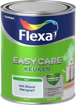 Flexa Easycare Muurverf - Keuken - Mat - Mengkleur - Wit Eiland - 1 liter