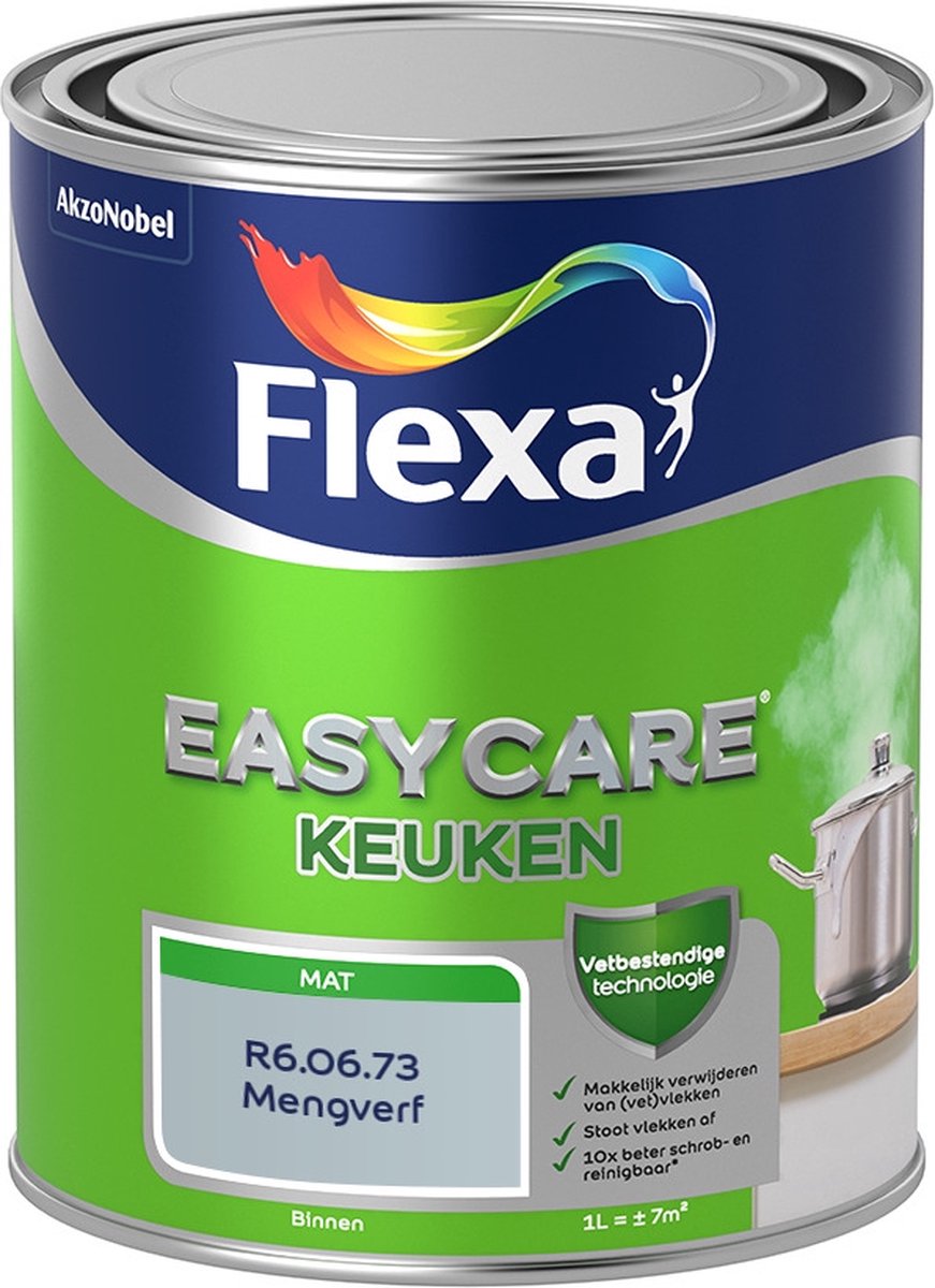Flexa Easycare Muurverf - Keuken - Mat - Mengkleur - R6.06.73 - 1 liter