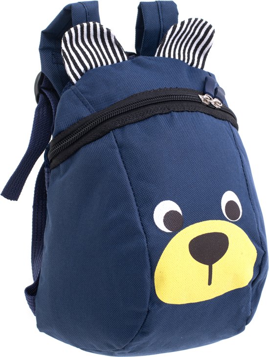 Kinderkamer rugzak-Kinder rugzak- schooltas teddybeer marine blauw van Merkloos — afbeelding 3