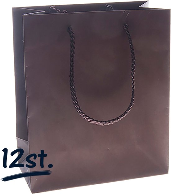 12 sacs en papier solide (16x19) + 8 cm | sac cadeau | sac | sac cadeau |  emballage |... | bol.com