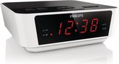 Philips AJ3115/12 Wekkerradio Zwart/Wit