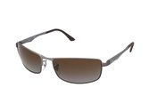 Ray Ban RB3498 029/T5 - Zonnebril - Grijs/Bruin - 61 mm - Polarized