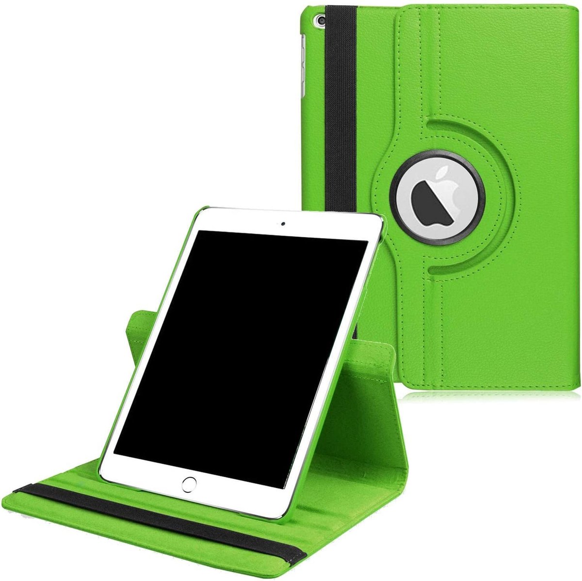 iPad 2021 Hoes - Draaibare Hoesje voor de Apple iPad 10.2 (2021) - Case iPad 2021 (8.3 inch) - iPad 10.2 Cover - Groen