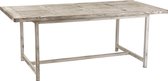 Eettafel | hout | wit | 200x100x (h)78 cm