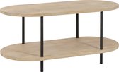Salontafel | hout | naturel | 60x120x (h)35 cm