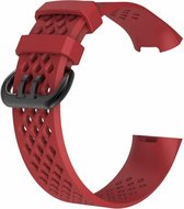 Fitbit Charge 3 bandje sport LARGE  –  rood
