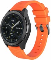 Samsung Gear Sport bandje Samsung Samsung galaxy watch active 1 - 2 / Galaxy Watch 42mm SM-R810 bandje silicone oranje large 20mm