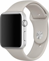 Rubberen sport bandje voor de Geschikt voor Apple Watch 38mm - 40mm M/L - Stone 1|2|3|4|5|6|7