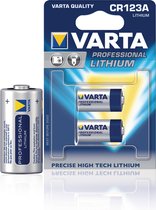 Varta Cr123a-2 Fotobatterij 3 V 1600 Mah 2-blister