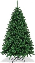 MEUBELEXPERT -183CM PVC Kunstmatige Kerstboom met 1355 Takken en Stabiele Metalen Basis Xmas Decoratie voor Familiefeest Outdoor Winkel