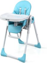 MEUBELEXPERT-Kinderstoel Evolutionair 2 in 1 Houten Verstelbare Hoogte en Hoek Blauw