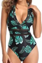 Badpak bladeren - Dames zwemkleding - Bikini - Dames badpak - Zwemkleding voor vrouwen