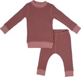 Lodger Pyjama Kinderen maat 86 Donkerroze Sleeper Ciumbelle 2Delig Katoen OekoTex Ademend Veilige Pasvorm 12-18M