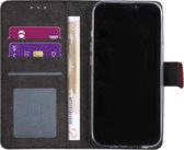 iPhone 13 Pro Booktype hoesje - Rood - Pasjeshouder - Magneetsluiting