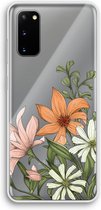 CaseCompany® - Galaxy S20 hoesje - Floral bouquet - Soft Case / Cover - Bescherming aan alle Kanten - Zijkanten Transparant - Bescherming Over de Schermrand - Back Cover