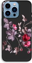 CaseCompany® - iPhone 13 Pro Max hoesje - Mooie bloemen - 100% Biologisch Afbreekbaar - Duurzaam - Biodegradable Soft Case - Milieuvriendelijke Print op Achterkant - Zwarte Zijkanten - Besche