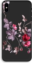 Case Company® - iPhone XS Max hoesje - Mooie bloemen - 100% Biologisch Afbreekbaar - Duurzaam - Biodegradable Soft Case - Milieuvriendelijke Print op Achterkant - Zwarte Zijkanten - Beschermi