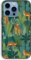 CaseCompany® - iPhone 13 Pro Max hoesje - Luipaard 2 - 100% Biologisch Afbreekbaar - Duurzaam - Biodegradable Soft Case - Milieuvriendelijke Print op Achterkant - Zwarte Zijkanten - Beschermi