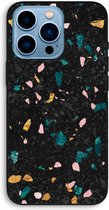 Case Company® - iPhone 13 Pro Max hoesje - Terrazzo N°10 - 100% Biologisch Afbreekbaar - Duurzaam - Biodegradable Soft Case - Milieuvriendelijke Print op Achterkant - Zwarte Zijkanten - Besch