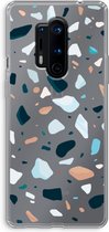 Case Company® - OnePlus 8 Pro hoesje - Terrazzo N°13 - Soft Case / Cover - Bescherming aan alle Kanten - Zijkanten Transparant - Bescherming Over de Schermrand - Back Cover