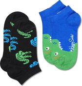 Happy Socks sneakersok krokodil 2 pack 7/9 jaar
