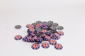 Kroonkurken | bierdoppen | UK vlag | 100 stuks