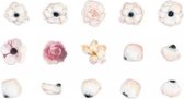 Decoratieve stickers | bloemen | 75mm x 147mm