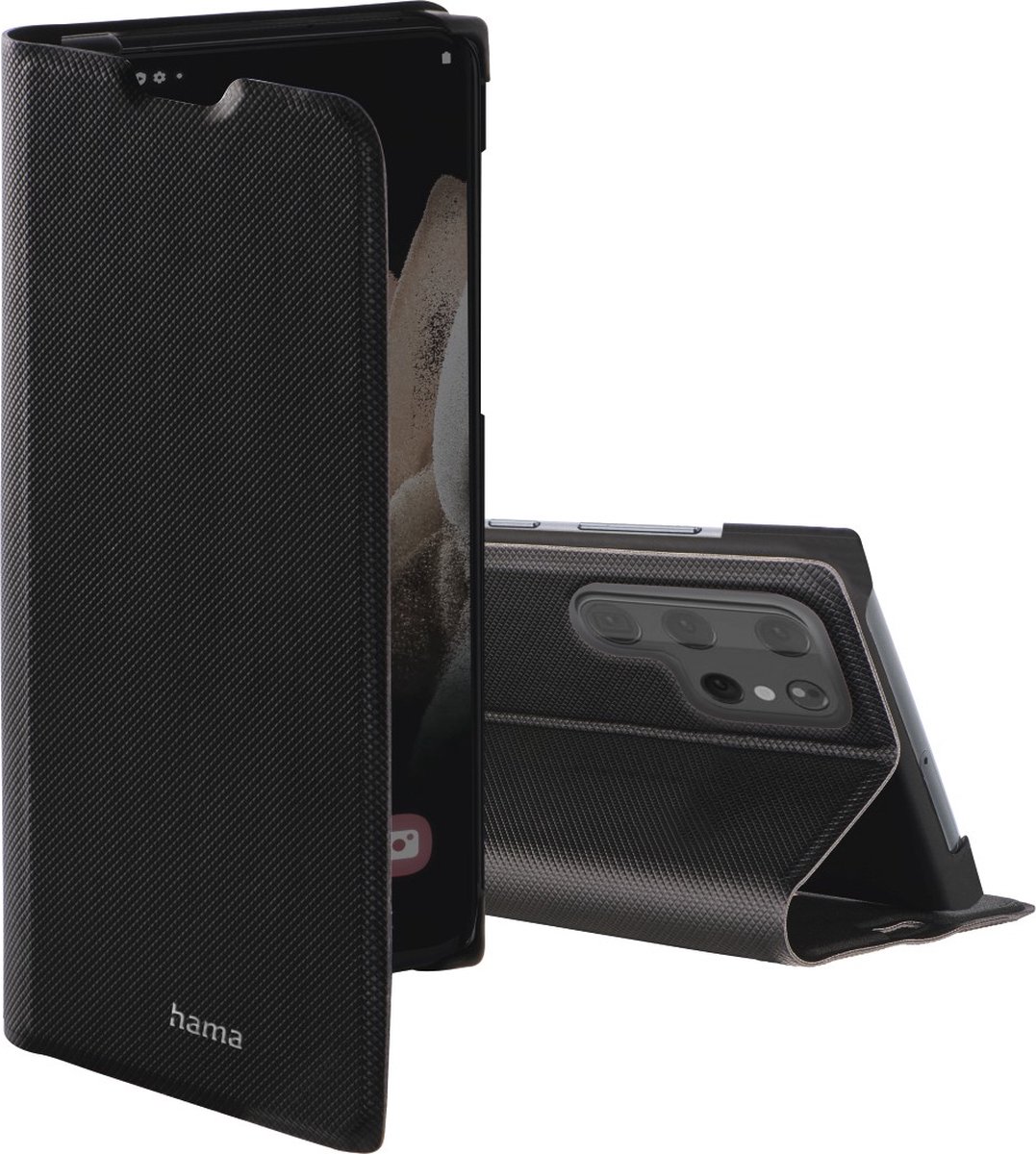 Hama Slim Pro Booklet Voor Samsung Galaxy S22 Ultra (5G) Zwart