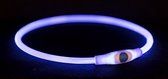 Halsband lichtgevend USB blauw (65X0,8 CM)- Trixie