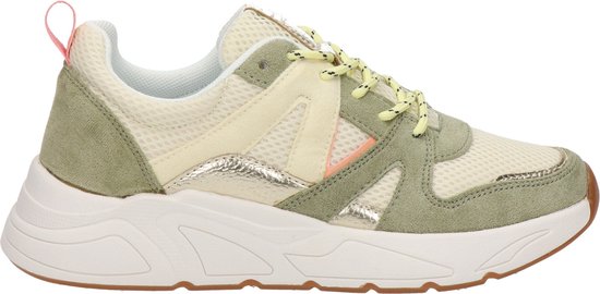 Nelson dames Dad Sneakers - Kaki - Maat 42 | bol.com