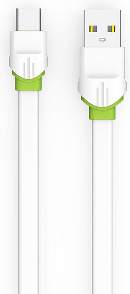 LS33 2 Meter Geschikt voor: USB C Kabel Snellader Oplaad Kabel - geschikt voor o.a Samsung Galaxy A3 A5 2017 A8 A9 2018 S9 Plus