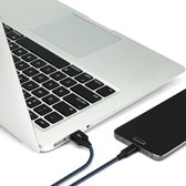 Kabel Lightning to USB - 2M - Oplaadkabel - Snel opladen 2.4A - Geschikt voor vele iphone modellen - Geel met Zwart